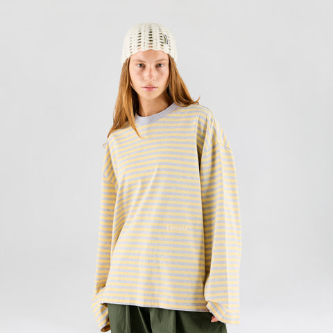 Summer Breeze / Solid Striped Longsleeve - Heather & Butter