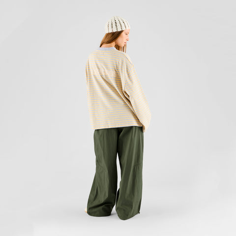 Summer Breeze / Solid Striped Longsleeve - Heather & Butter