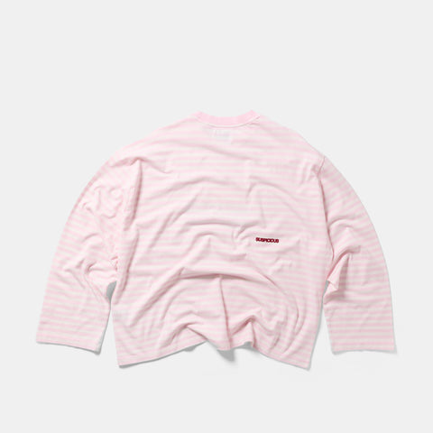 Bestsellers Variants / Solid Striped Longsleeve - Pink