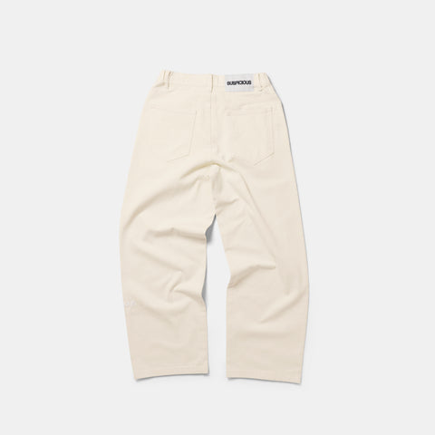 Summer Breeze / Solid W Jeans - Egret