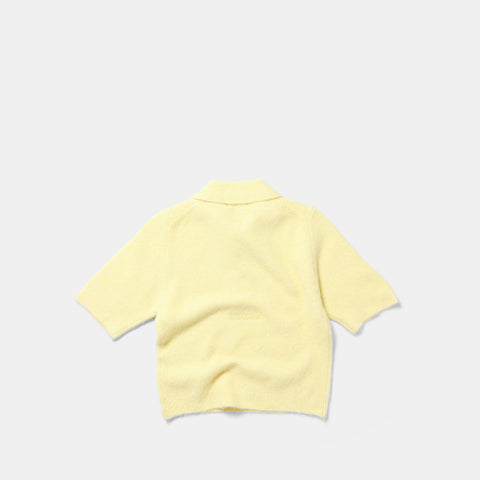 Summer Breeze / Solid W Knit Polo - Butter