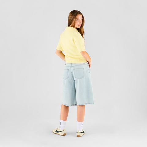 Summer Breeze / Solid W Knit Polo - Butter