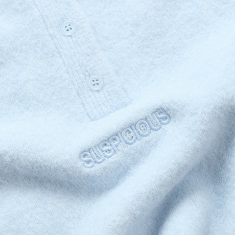 Summer Breeze / Solid W Knit Polo - Celestial