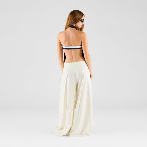 Summer Breeze / Solid W Reversible Halter Top - Nightfall