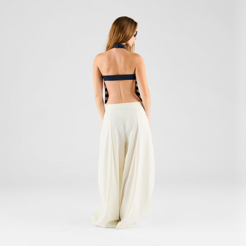 Summer Breeze / Solid W Reversible Halter Top - Nightfall