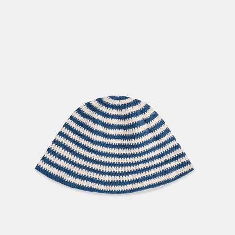 Boat / Spiral Crochet Hat - Nightfall