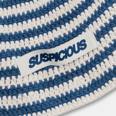 Boat / Spiral Crochet Hat - Nightfall