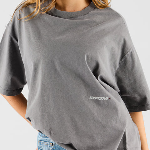 Suspicious Cowboys / Spirit Tee - Washed Charcoal