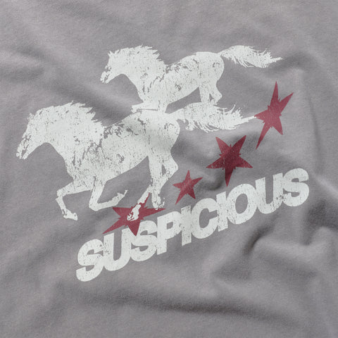 Suspicious Cowboys / Spirit Tee - Washed Charcoal