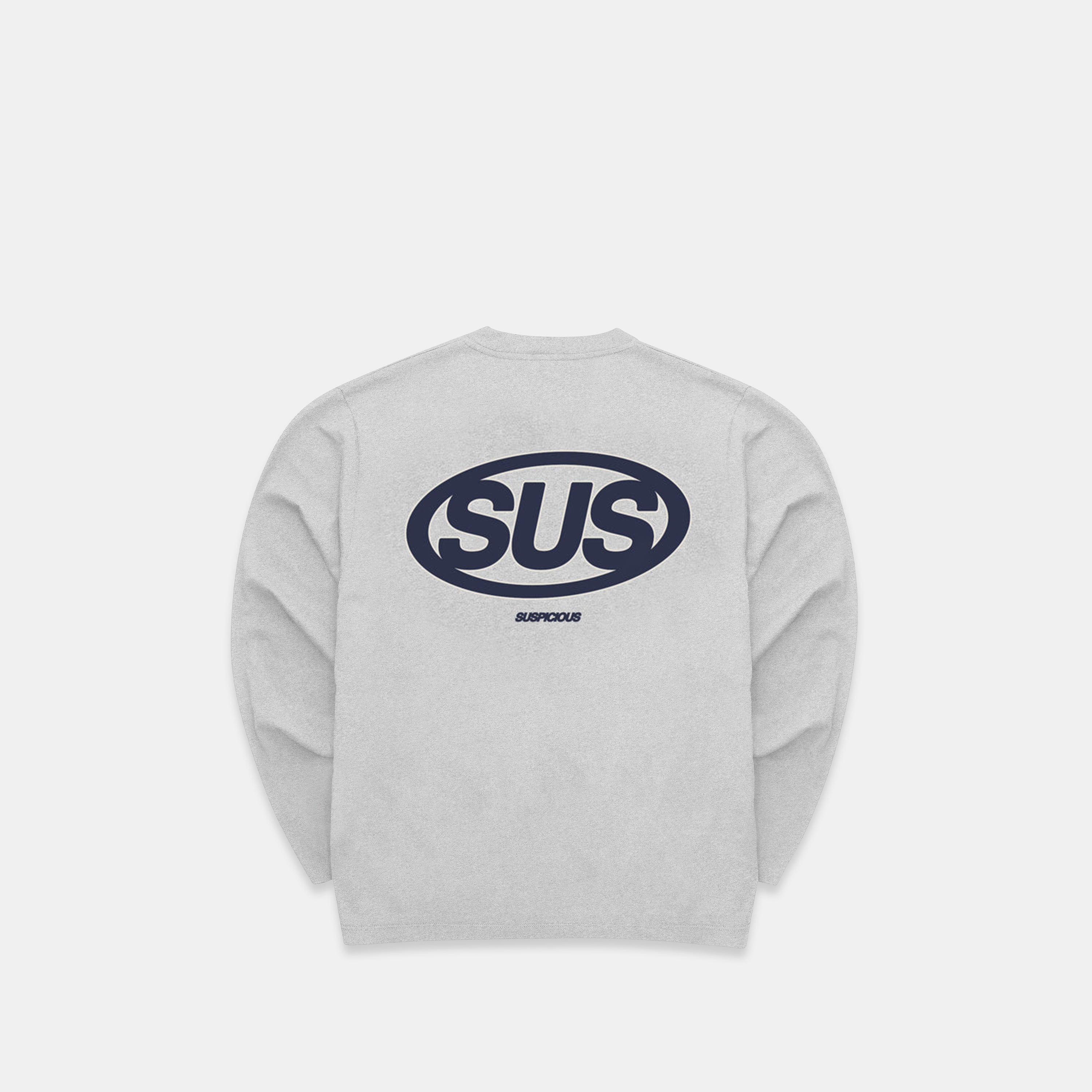 SUS Longsleeve - Neutral Heather – Suspicious Antwerp