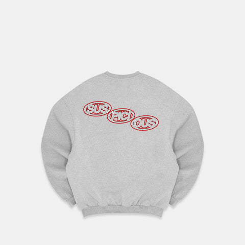 Spring / Triple Triform Crewneck - Neutral Heather