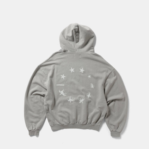 Suspicious Cowboys / Spur Hoodie - Washed Rhino