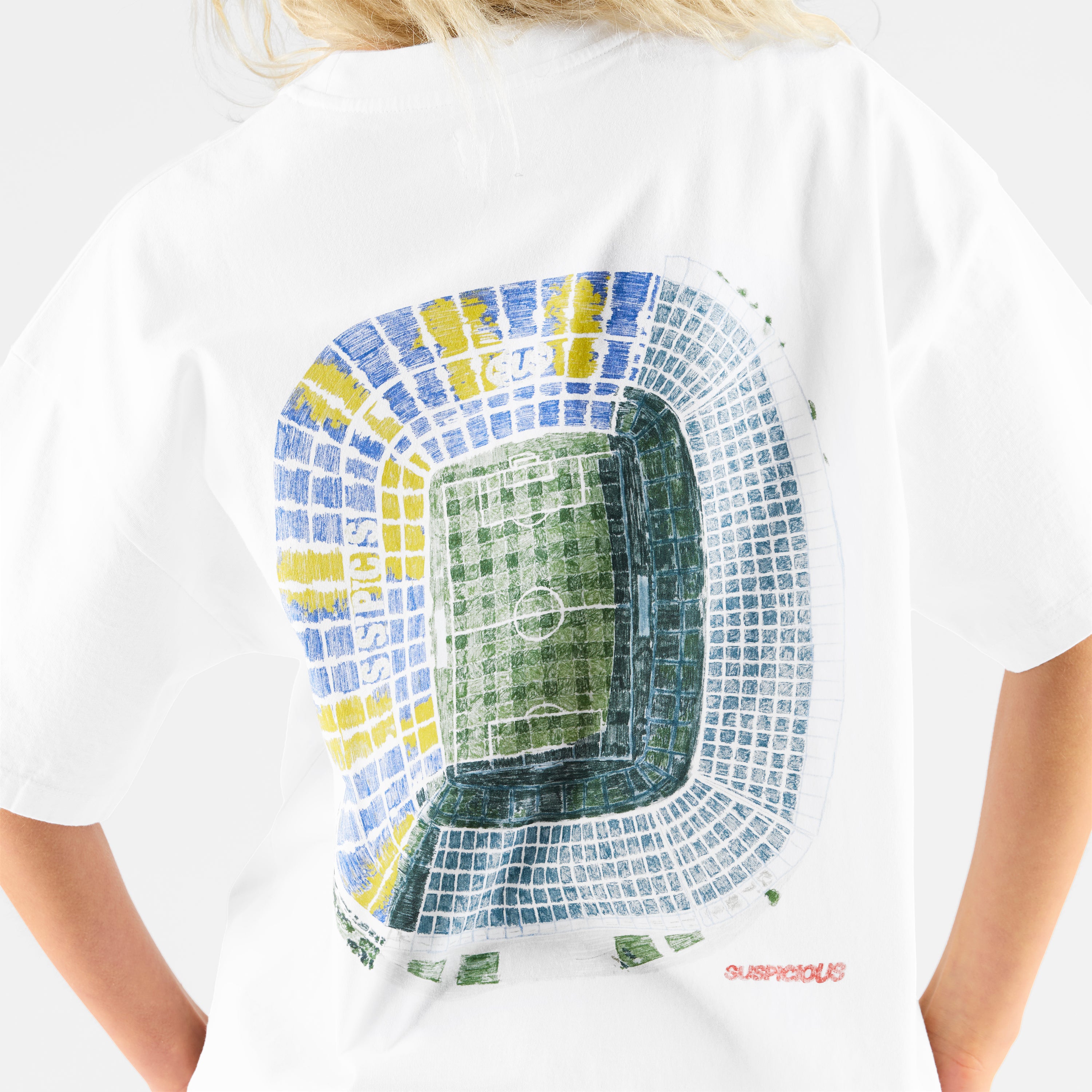 Stadium Tee - White – Suspicious Antwerp