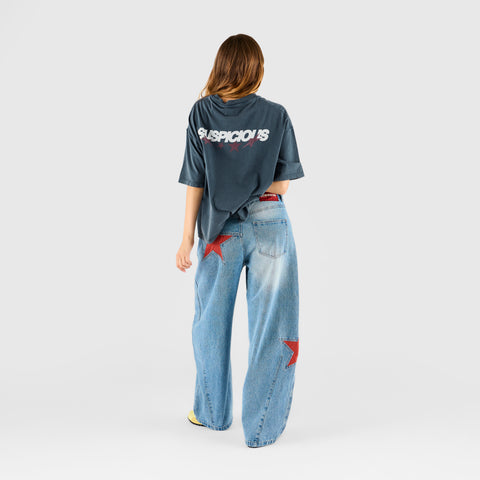 Suspicious Cowboys / Star Tee - Washed Nightfall