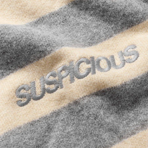 Fall 1 / Striped Knitted Sweat - Dune & Heather