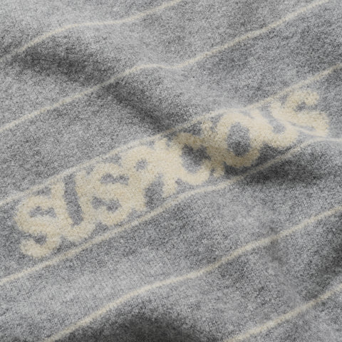 Fall 1 / Striped Knitted Sweat - Heather Grey