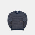 Polkaline / Striped Knitted Sweat - Nightfall