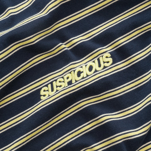 Softground / Striped Longsleeve - Nightfall & Yellow