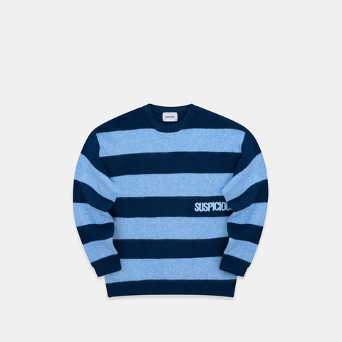 Prelist / Striped Knitted Sweat - Blue
