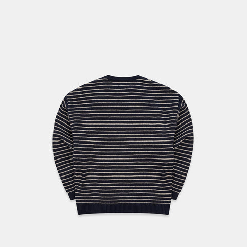 Prelist / Striped Knitted Sweat - Nightfall