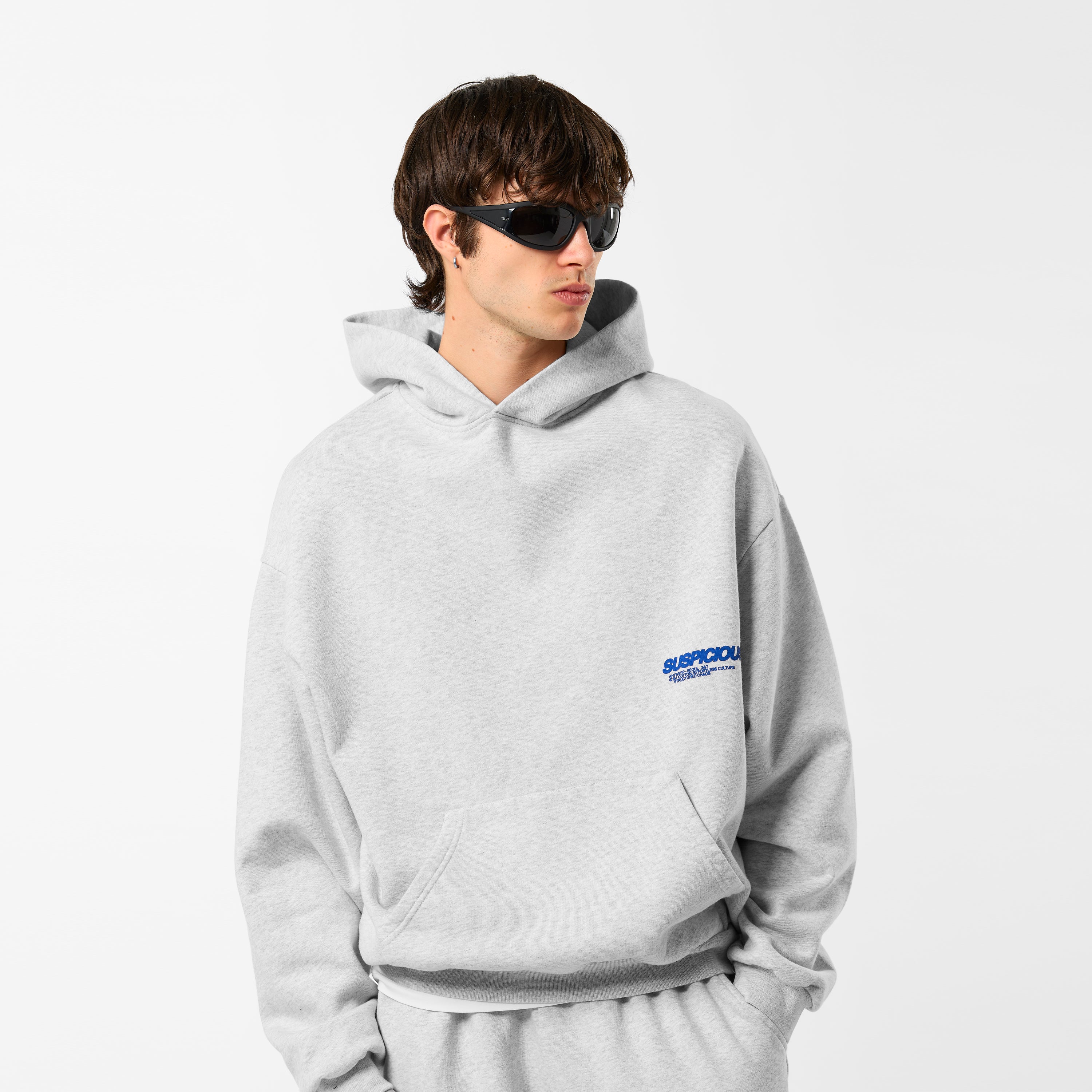 Structured Chaos Hoodie - Ash – Suspicious Antwerp