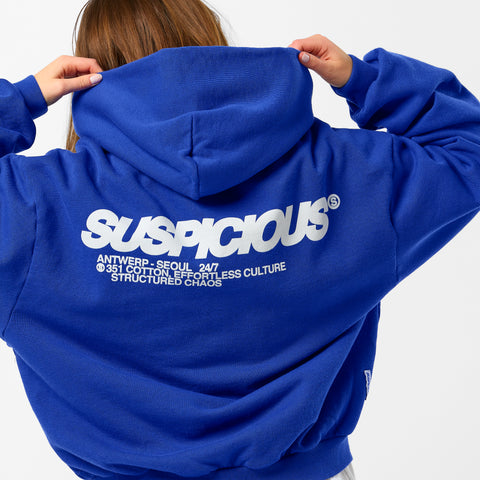 +351 Cotton / Structured Chaos Hoodie - Big Blue