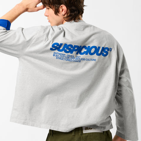 +351 Cotton / Structured Chaos Longsleeve - Ash