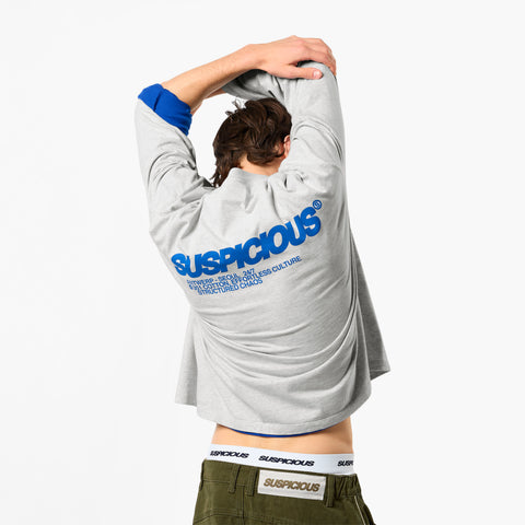 +351 Cotton / Structured Chaos Longsleeve - Ash