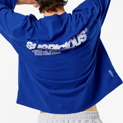 +351 Cotton / Structured Chaos Longsleeve - Big Blue