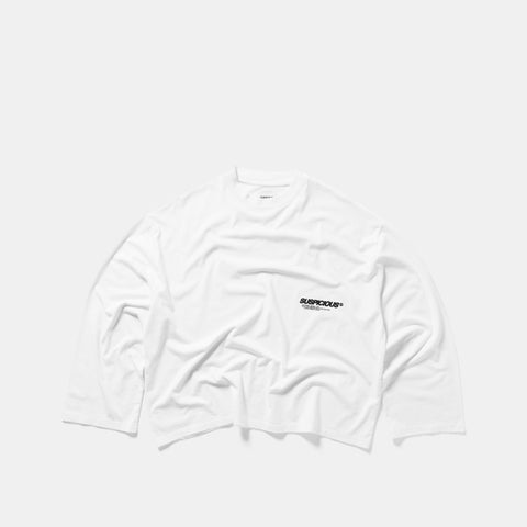 +351 Cotton / Structured Chaos Longsleeve - White