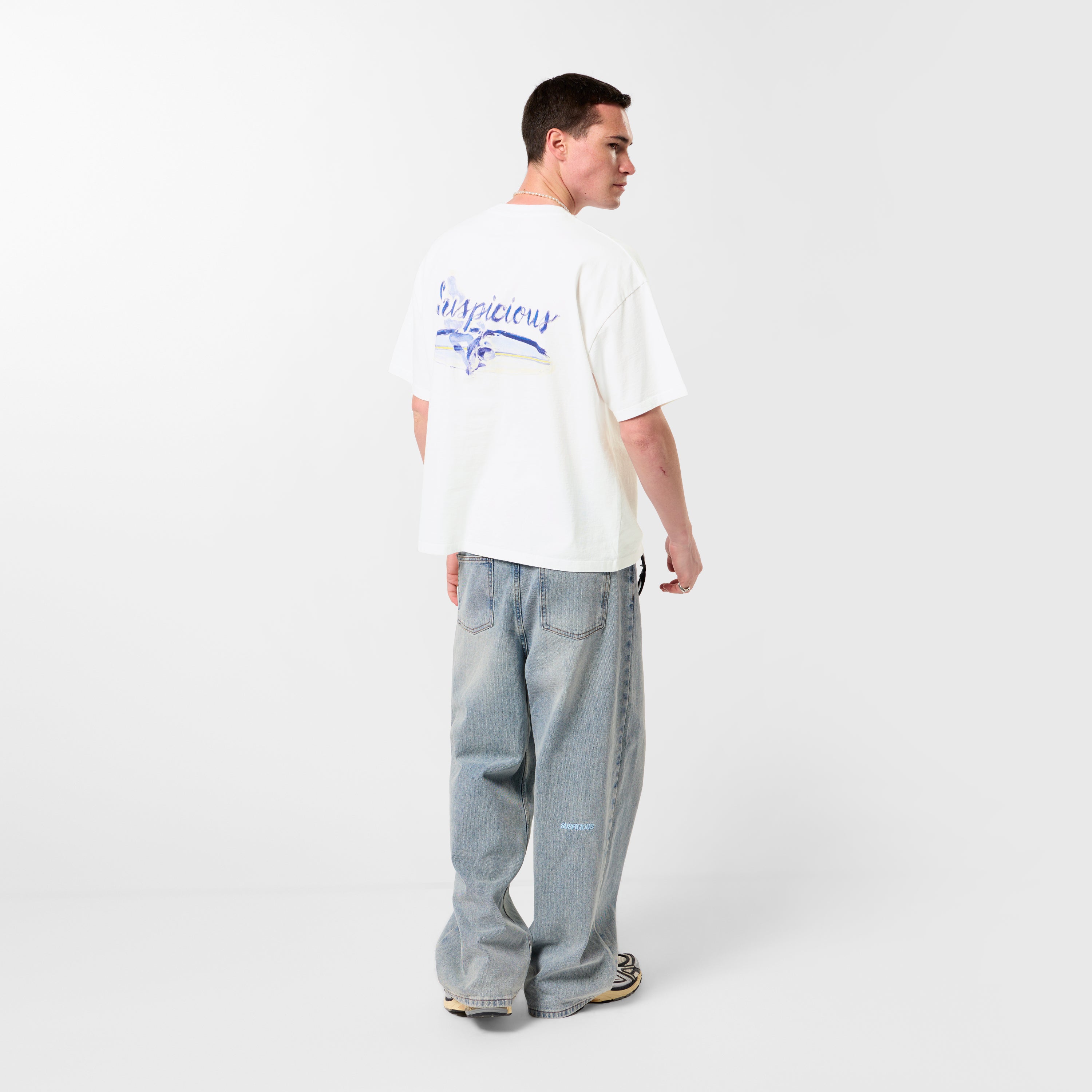 Surf Tee - White – Suspicious Antwerp