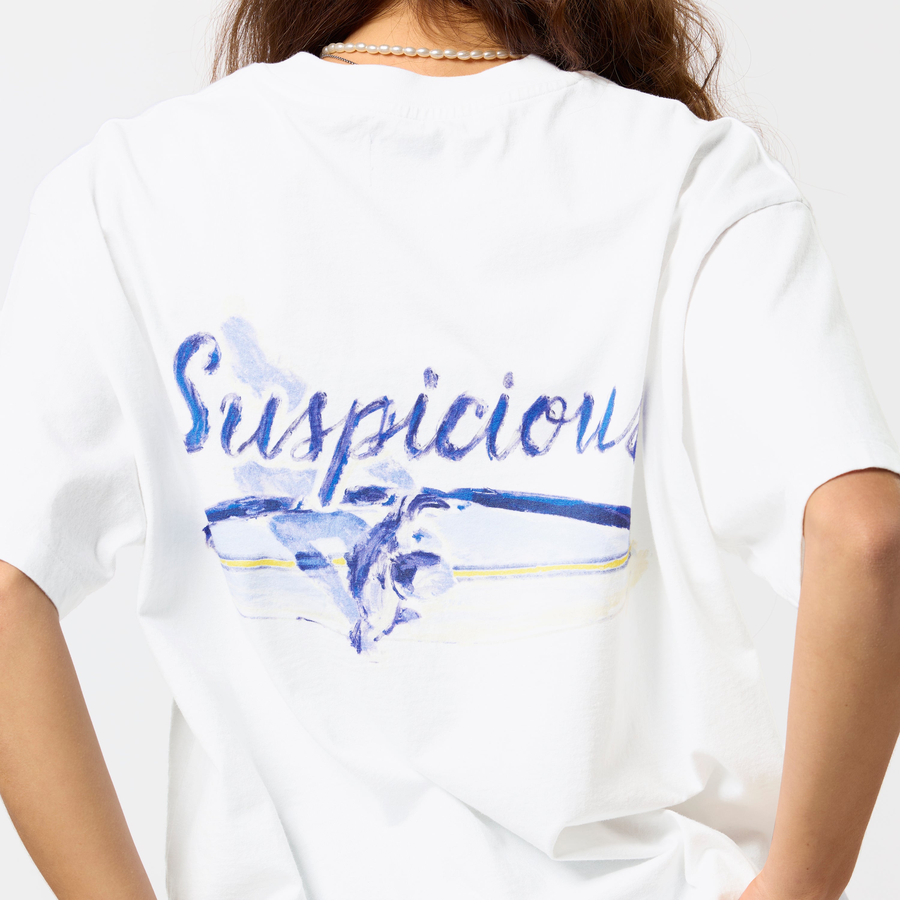 Surf Tee - White – Suspicious Antwerp