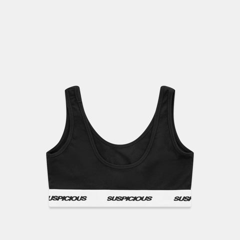 Polkaline / Suspicious Bralette - Black