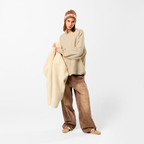 Polkaline / Suspicious Knitted Sweat - Dune