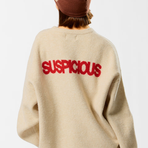 Polkaline / Suspicious Knitted Sweat - Dune