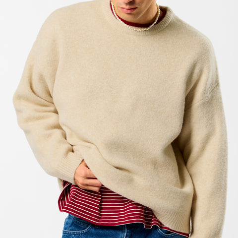 Polkaline / Suspicious Knitted Sweat - Dune