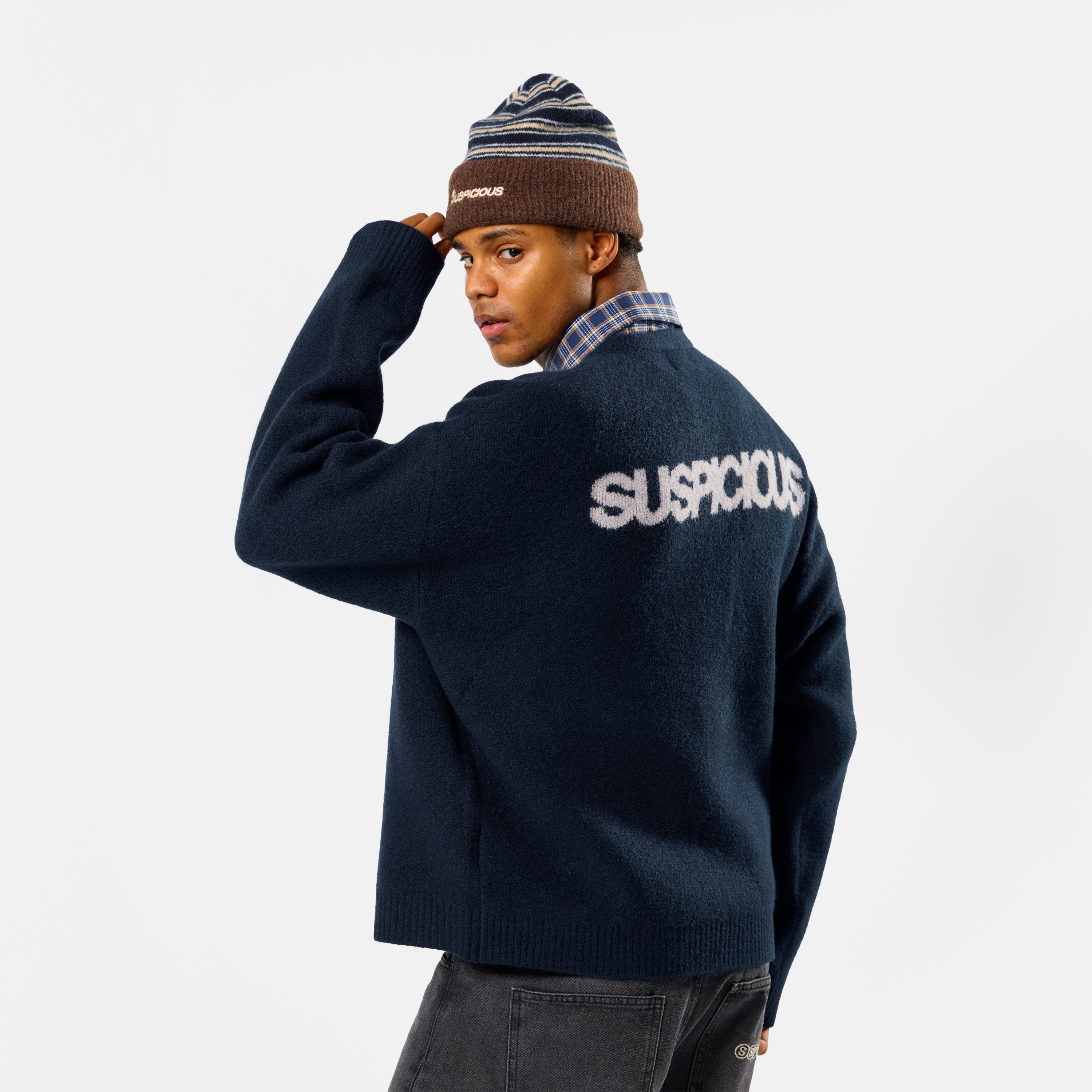 Suspicious Knitted Sweat - Nightfall – Suspicious Antwerp