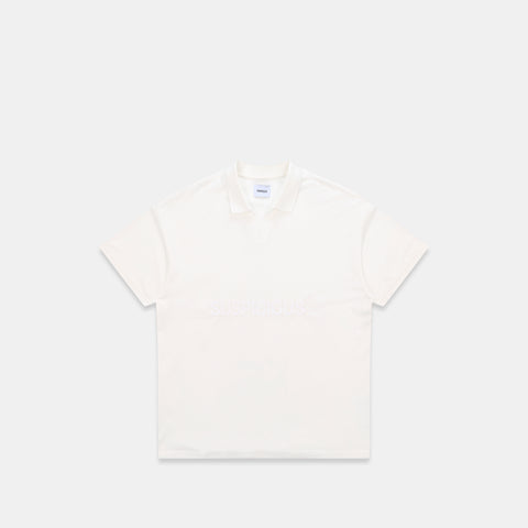 Spring 1 / Suspicious Mesh Football Top - White