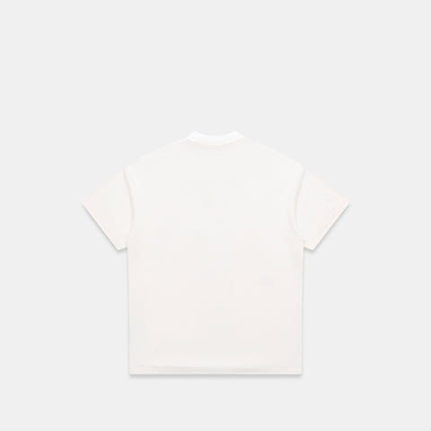Spring 1 / Suspicious Mesh Football Top - White