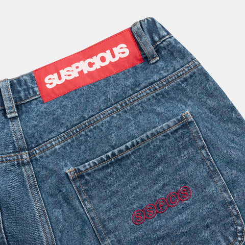 Polkaline / Suspicious Pocket Jeans - Blue