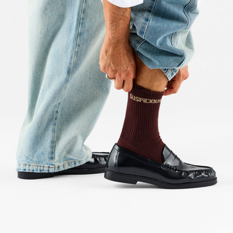 Winter 1 / Suspicious Socks - Espresso