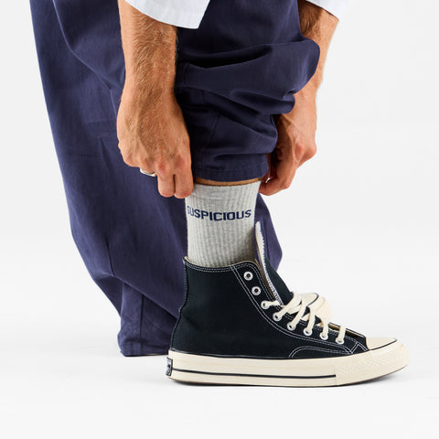 Winter 1 / Suspicious Socks - Heather Grey