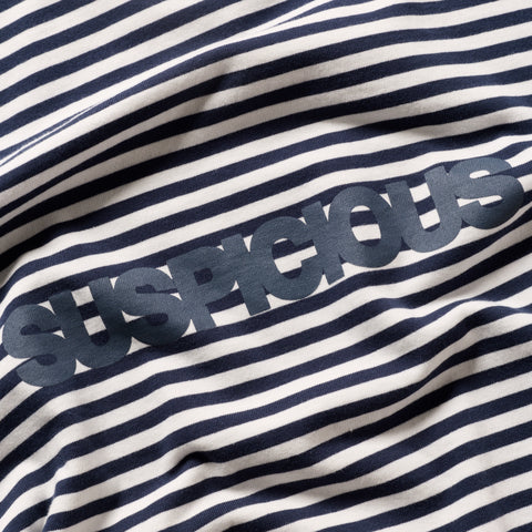 Winter 2 / Suspicious Striped Longsleeve - Nightfall & Egret