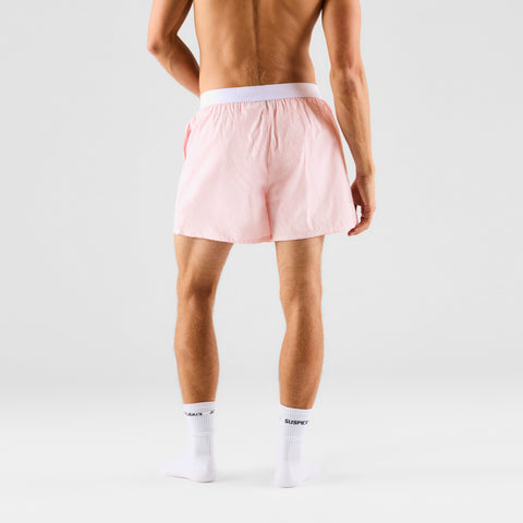 Spring 1 / Suspicious Striped Pocket Boxershorts - Pink