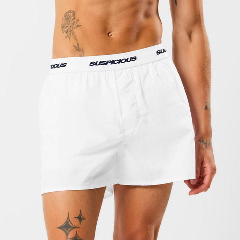 Polkaline / Suspicious Underpants - White