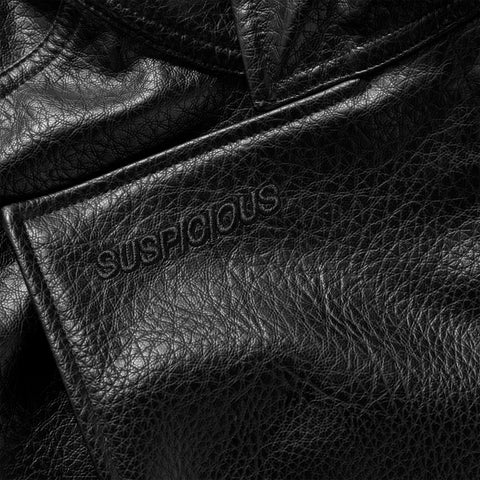 Fall 1 / Suspicious W Faux Leather jacket - Black