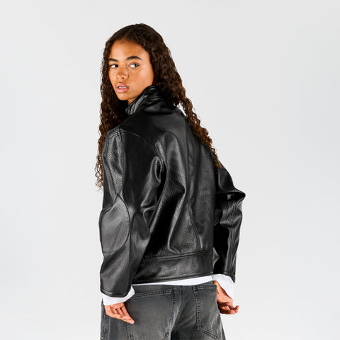 Fall 1 / Suspicious W Faux Leather jacket - Black