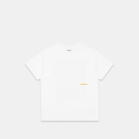 GTD / Tangerine Picnic Tee - White