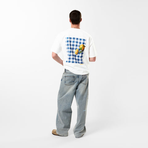 GTD / Tangerine Picnic Tee - White