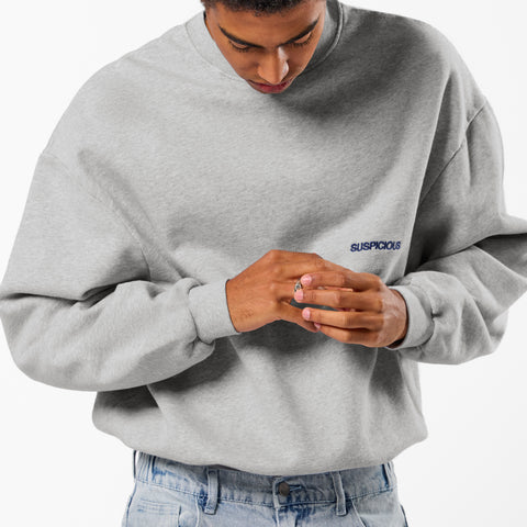 PL / The Essentials Crewneck - Neutral Heather